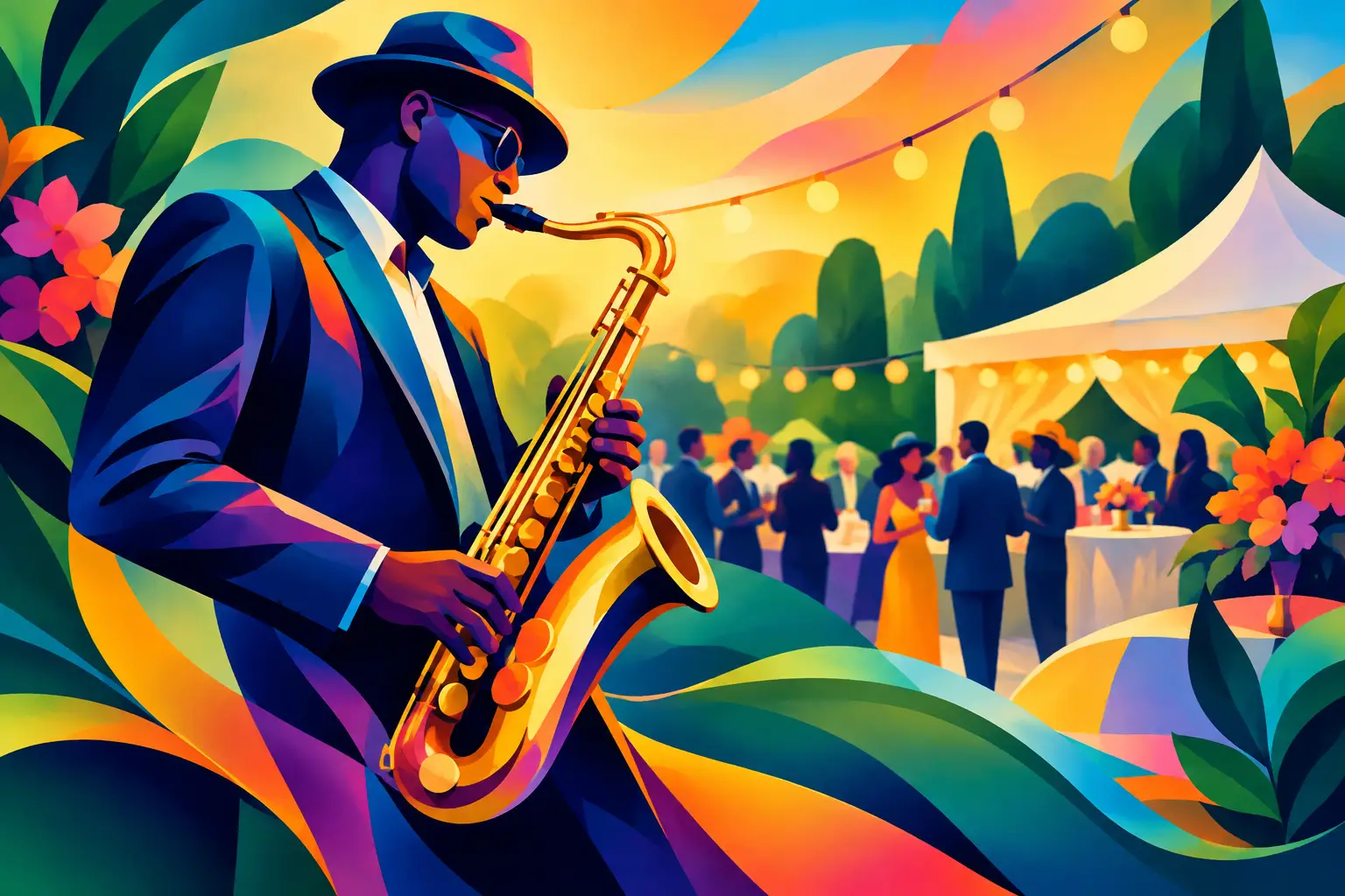 Garden Party Saxophonist Hire: What Works Best